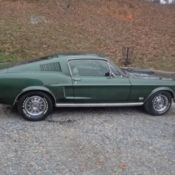 1968 Ford Mustang Fastback Bullitt Highland Green S Code 390
