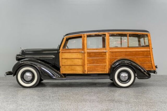 1937 Dodge MC Westchester Suburban Ref. # 38442 Woodie Wagon Factory Photo 