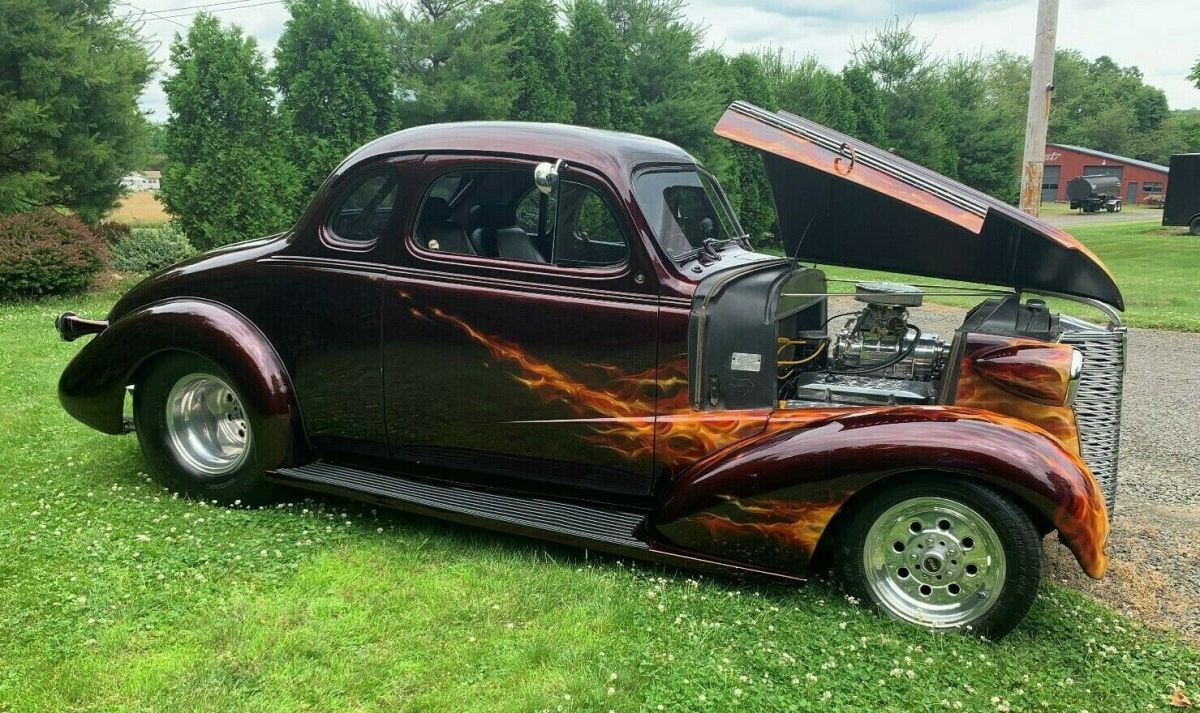 1938 Chevy 2 Door Coupe All Steel Custom Street Rod Beautiful Hot