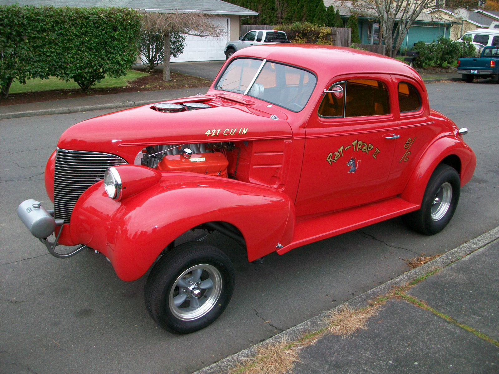 1939 chevrolet coupe gasser hotrod streetrod project 2