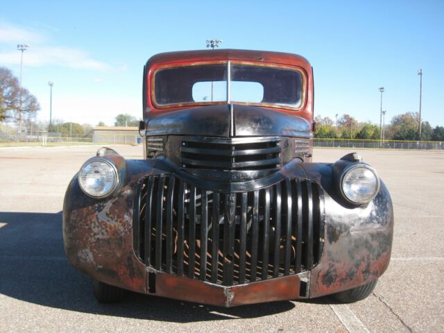 1941 Chevy Pickup Sbc Automatic S10 Chassis Ratrod Rat Rod V8 For Sale Photos Technical 3291