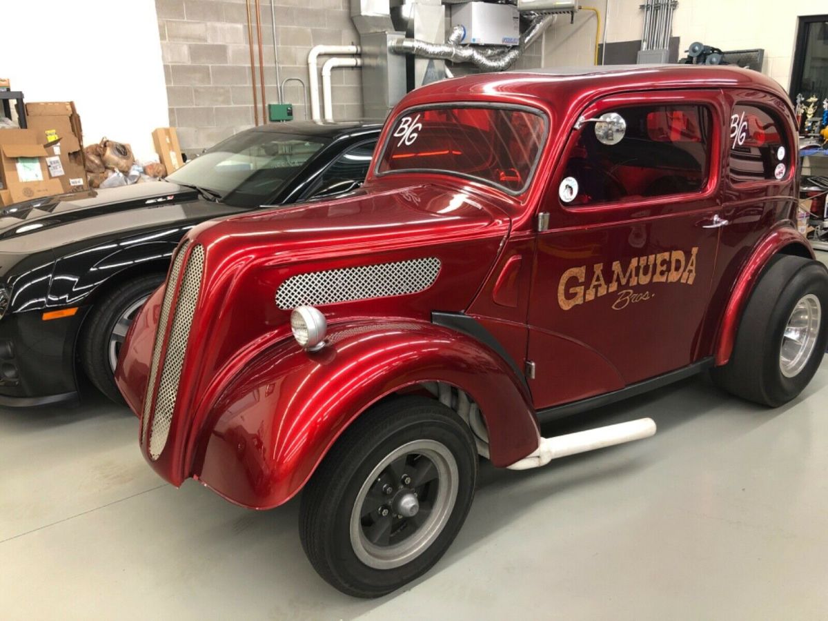 1948 Ford Anglia gasser vintage drag race nhra rare hilborn injection