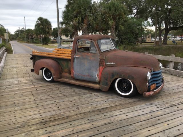 1953 Chevy Truck Patina Rat Rod Ls Swap 3100 Shop Truck For Sale Photos Technical