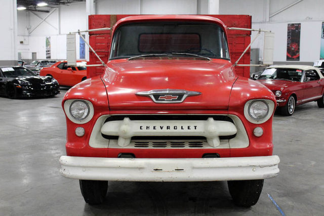 1955 Chevrolet 6400 2 Ton 20434 Miles Red Pickup Truck Inline 6 4 Speed Manual For Sale Photos