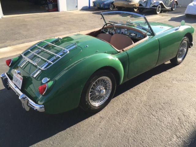 1957 MGA 1500 ROADSTER. IRISH GREEN / TAN. BODY-OFF RESTORATION