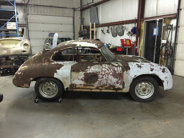 1957 Porsche 356 A Coupe Barn Find Restoration Project For Sale