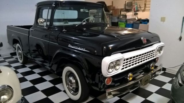 1958 Ford F100 Short Bed V8 Pickup For Sale Photos Technical Specifications Description