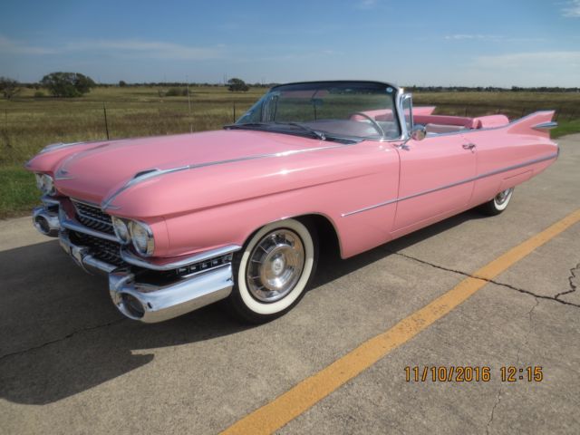 1959 Cadillac Series 62 Convertible 2 Door For Sale Photos