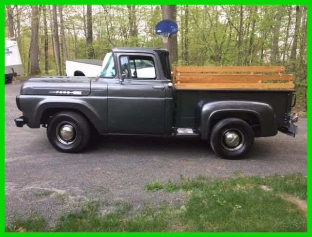 wooden ford truck