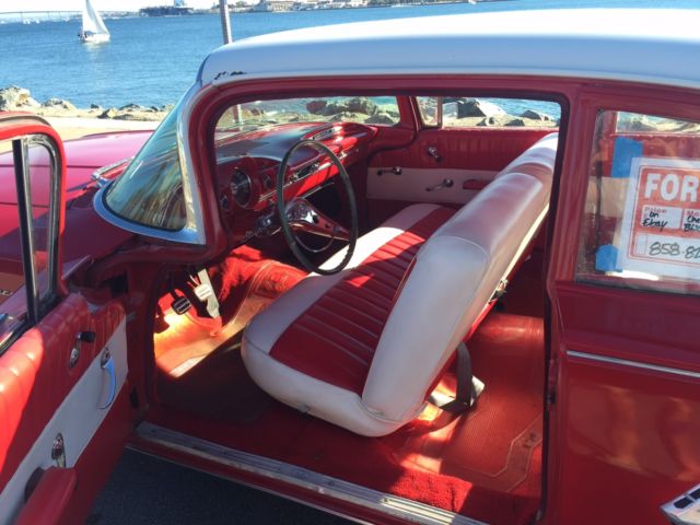 1960 Red Chevy Impala Biscayne New Chrome Impala Rear New