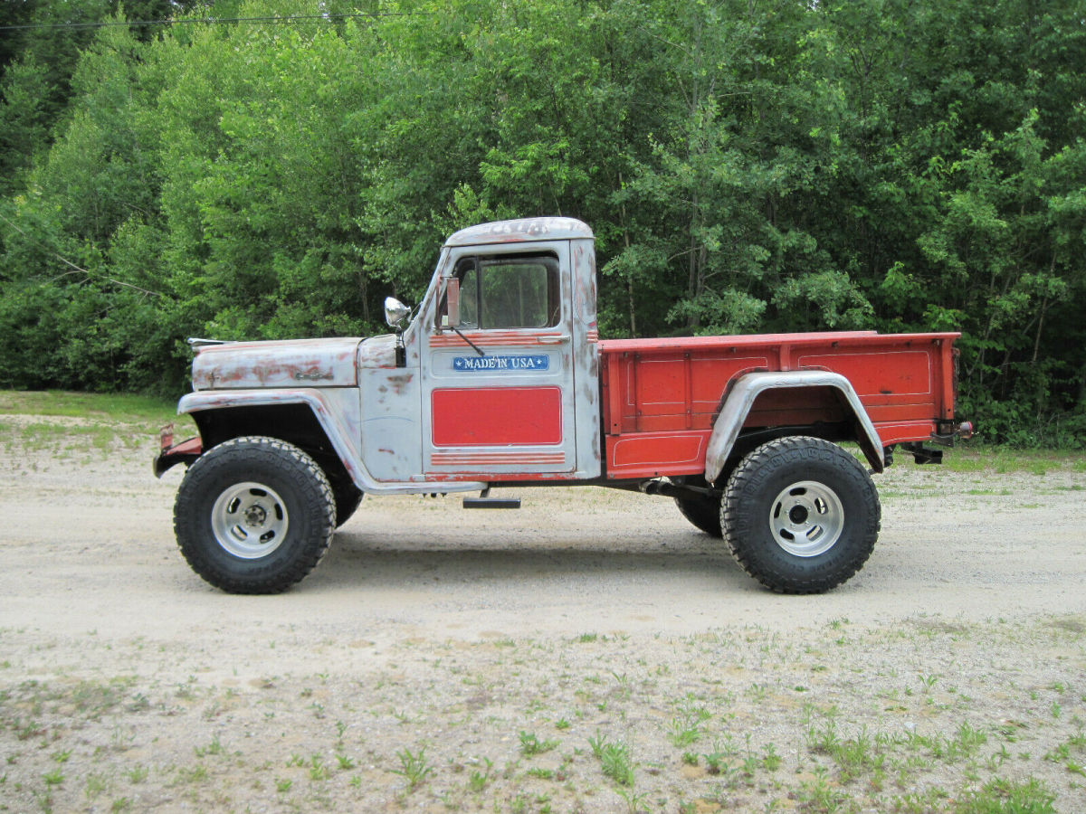 1960 Willys 4wd Jeep Pickup Shop Truck W Sbc Rust Free Originally F Ca For Sale Photos