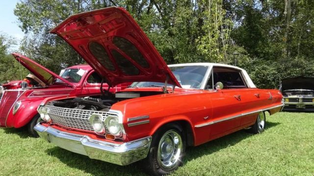 1963 Chevy Impala, V-8, 4-door Sports Sedan for sale: photos, technical