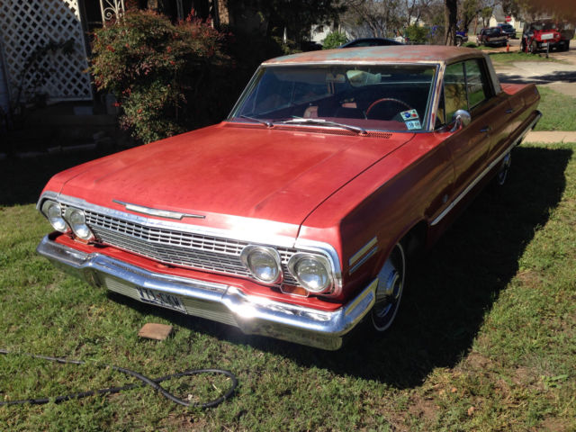 1963 Impala 4 Door No Post 327 With Matching Numbers For