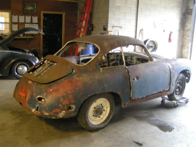 1963 Porsche 356 Barn Find Restoration Engine Runs For Sale In