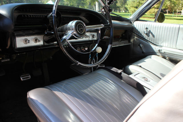 1964 64 Chevrolet Chevy Impala Black Silver Ss V8 For Sale