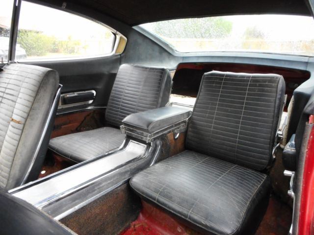 1966 Dodge Charger 383 4 Barrel 4 Speed Red Black Interior
