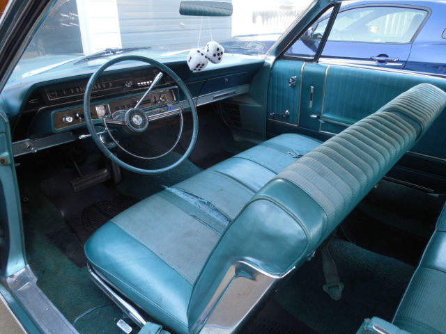 1966 Ford Galaxie 500 2 Door Fastback Aqua For Sale In