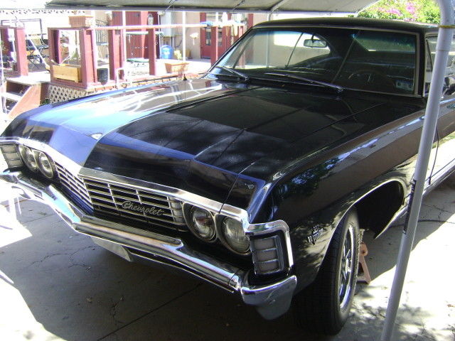 1967 Chevy Impala Hardtop Black 2 Door For Sale Photos