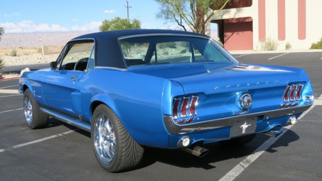 1967 Ford Mustang 289 V8 C Code Ps Acapulco Blue Metallic For Sale