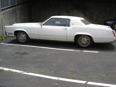 1967 Original White Cadillac Eldorado Two Door Red Leather