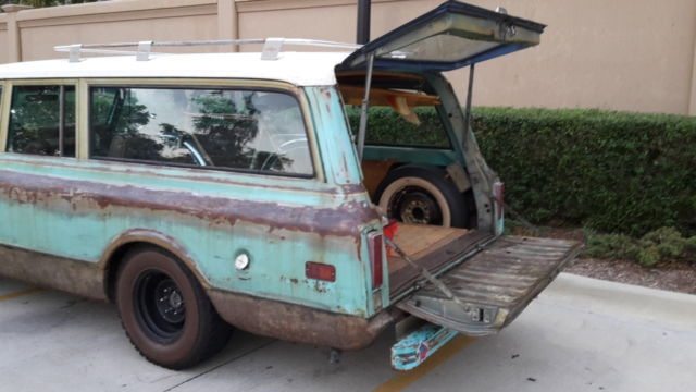 1968 3 Door Suburban 68 Chevy C 10 Surf Wagon Patina Shop