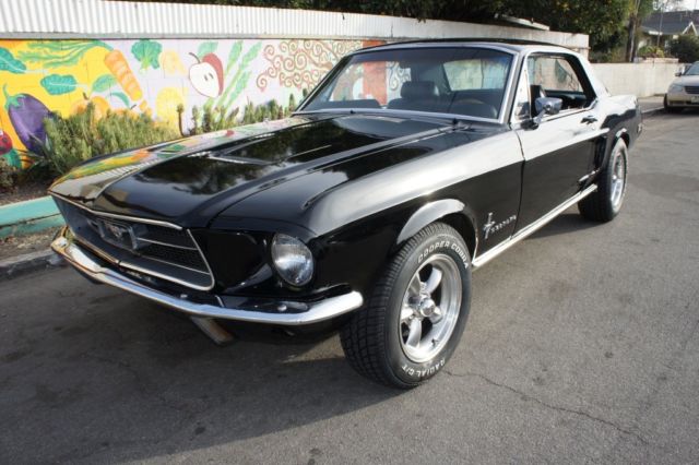 1968 Ford Mustang Black On Black Brand New Wheels Wood