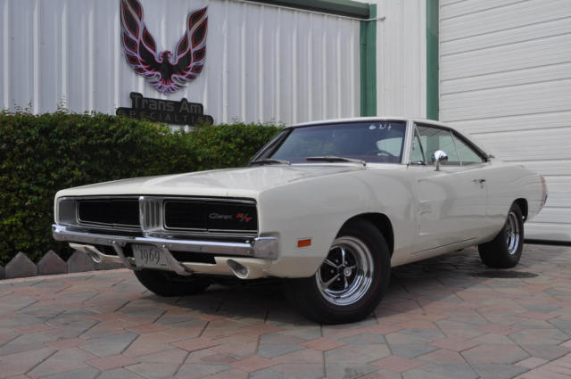 1969 Dodge Charger R T 440 White With Red Interior No