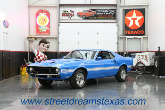 1969 Shelby Gt350 27963 Miles Grabber Blue Hardtop 351 V8 4 Speed