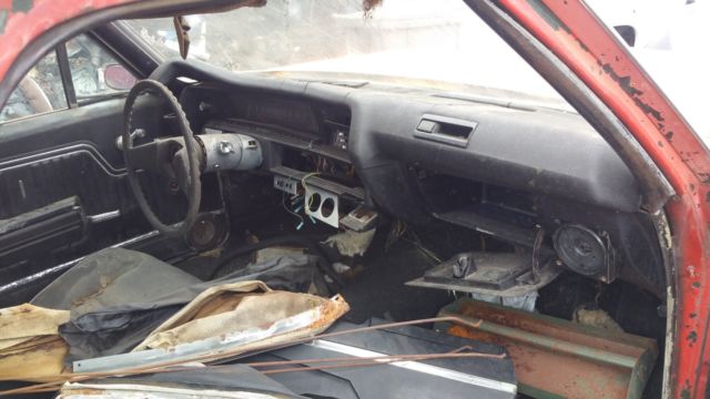 1968 el camino panel behind seats