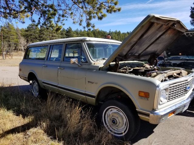 1972 3 Door Chevy Suburban Custom 10 Deluxe For Sale Photos