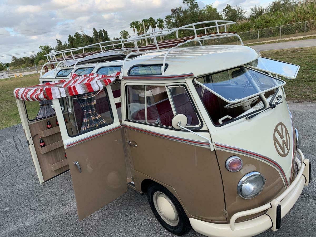 1974 Vw Split Window Volkswagen Bus Camper Style And 23 Custom Safari Front For Sale Photos 