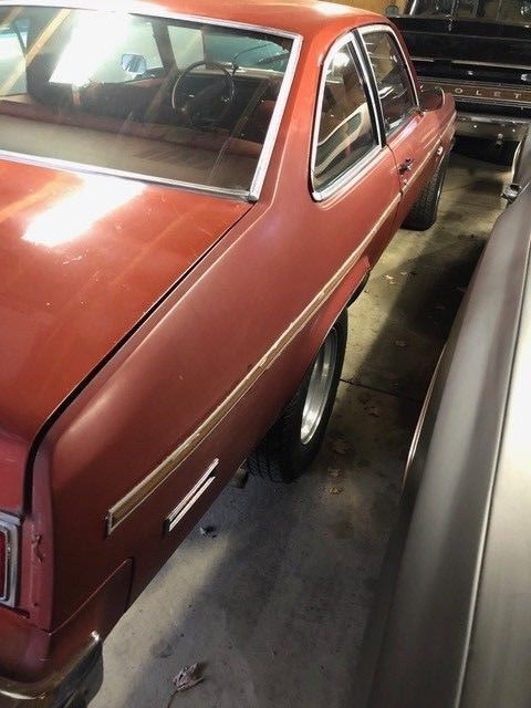 1976 Chevy Nova 2 Door 305 V Chevrolet Coupe Orange Rust Red