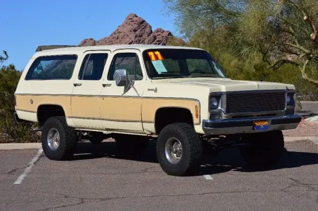 1977 Chevy Suburban 4x4 4 Speed Bug Out Special For Sale Photos Technical Specifications 8272