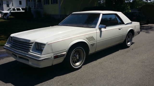 1983 Dodge Mirada Special Coupe Hardtop 2-Door 5.2L 318 CMX 65K Runs ...