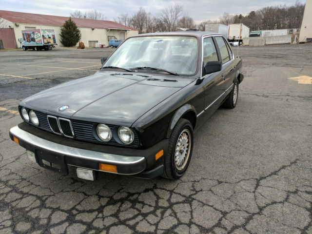 1985 Bmw 318i 4 Door Manual Transmission 1 Owner Black On