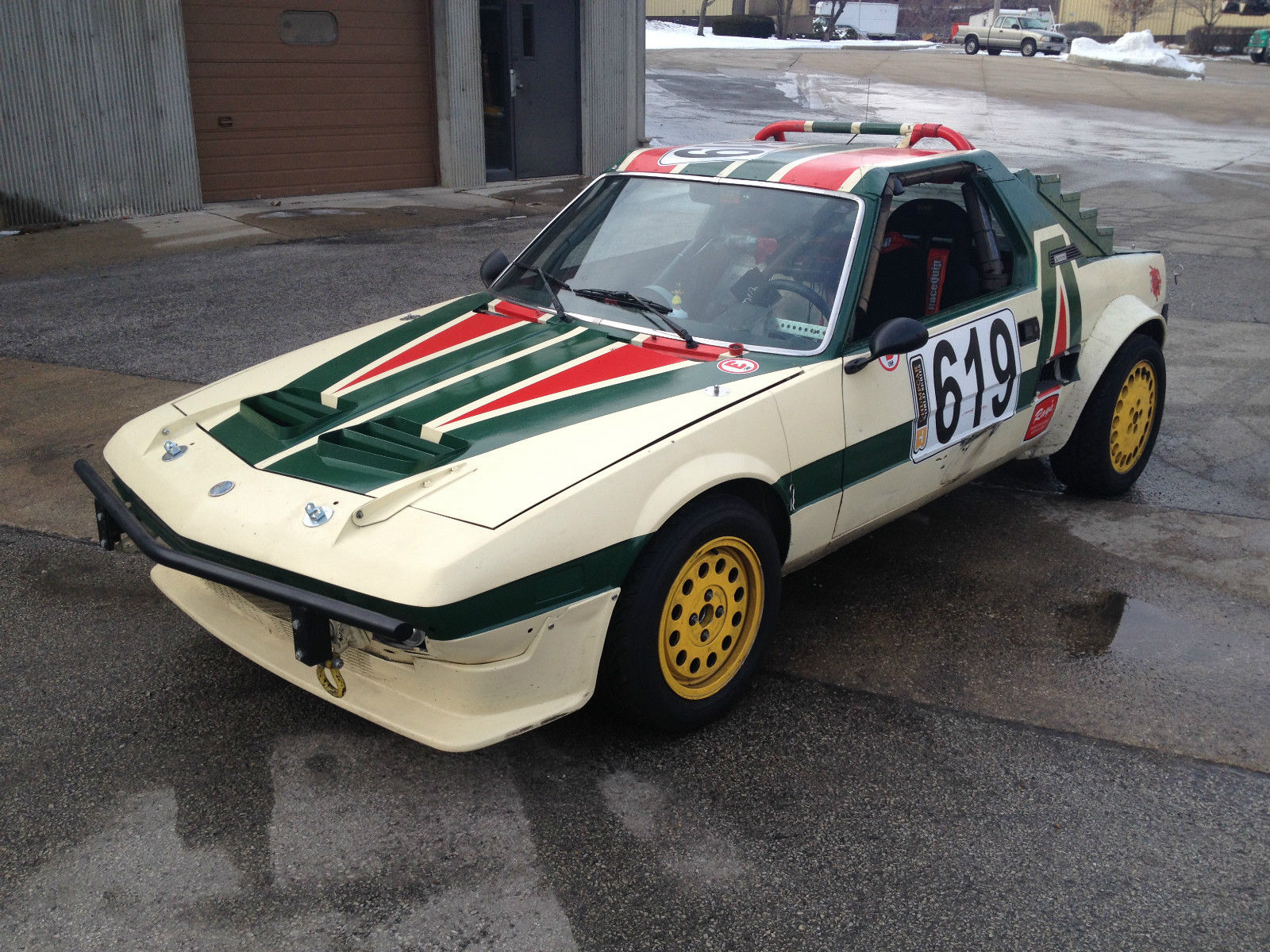 1986 Fiat Bertone X 1/9 Alfa Romeo motor Race Car for