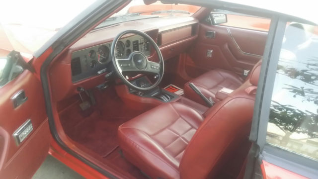 1986 Ford Mustang Convertible 34k Original Miles Red