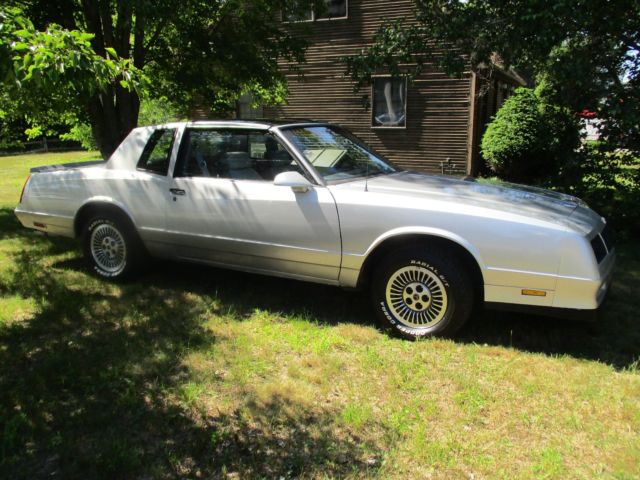 1987 Chevrolet Monte Carlo Ss 44 000 Miles T Top Silver