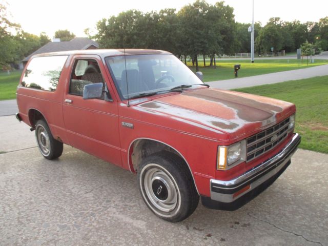 1987 Chevrolet S10 Blazer 2 Door V6 4 Speed 3 73 2 Wheel