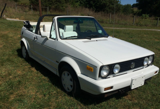 1988 Volkswagen Cabriolet - Triple White