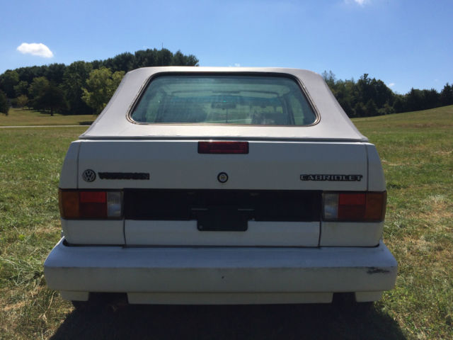 1988 Volkswagen Cabriolet - Triple White