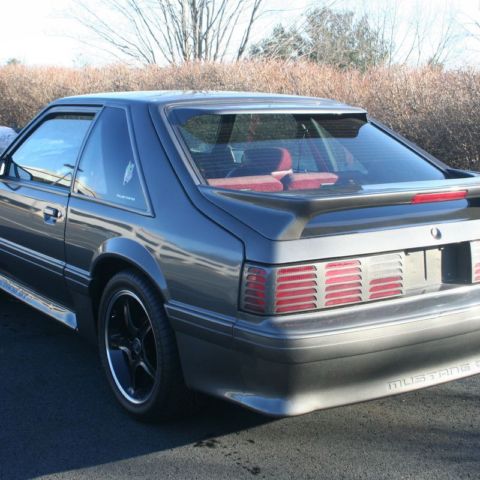 1990 Ford Mustang Gt 5 0 Foxbody With Red Interior For Sale