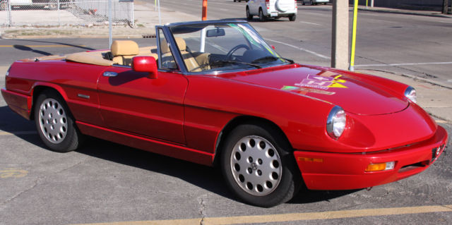 1991 Alfa Romeo Spider Veloce Automatic Transmission Rust Free shows