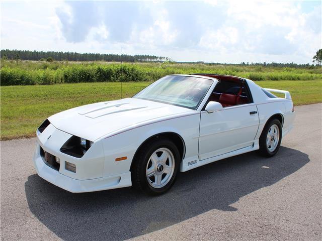 1991 Chevrolet Camaro Z28 Coupe Artic White W Flame Red