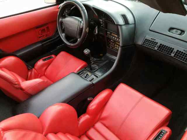 Red C4 Corvette Convertible Red Interior
