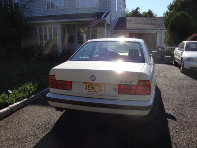 1993 Bmw 525i White With Tan Interior For Sale In Glen Rock