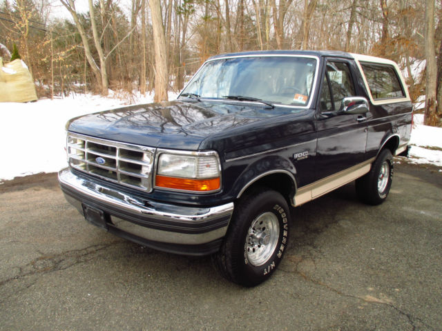 1993 Bronco Only 81k Actual Miles 2 Owner Cloth Interior