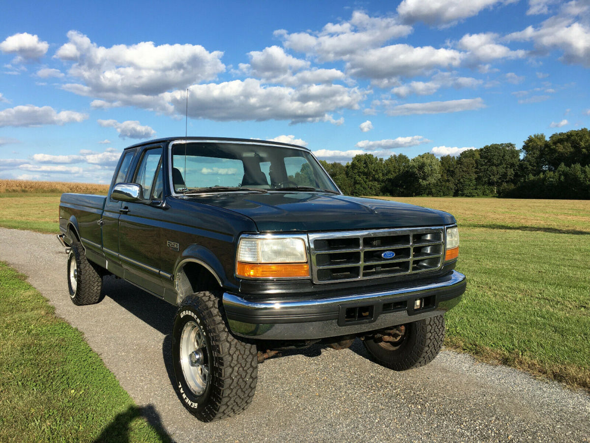 1994 Ford F250 XLT 7.5l Extended Cab 4x4 for sale photos, technical