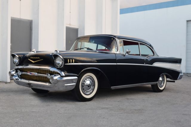57 Bel Air Original Color Combo Black With Two Tone Interior