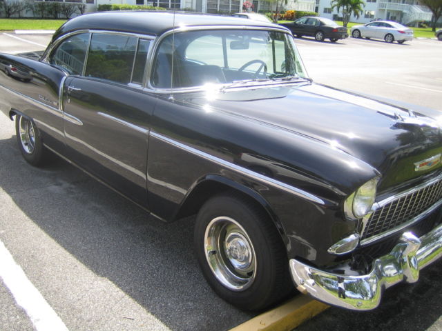 Chevrolet 1955 Belair 2door No Post Black For Sale Photos